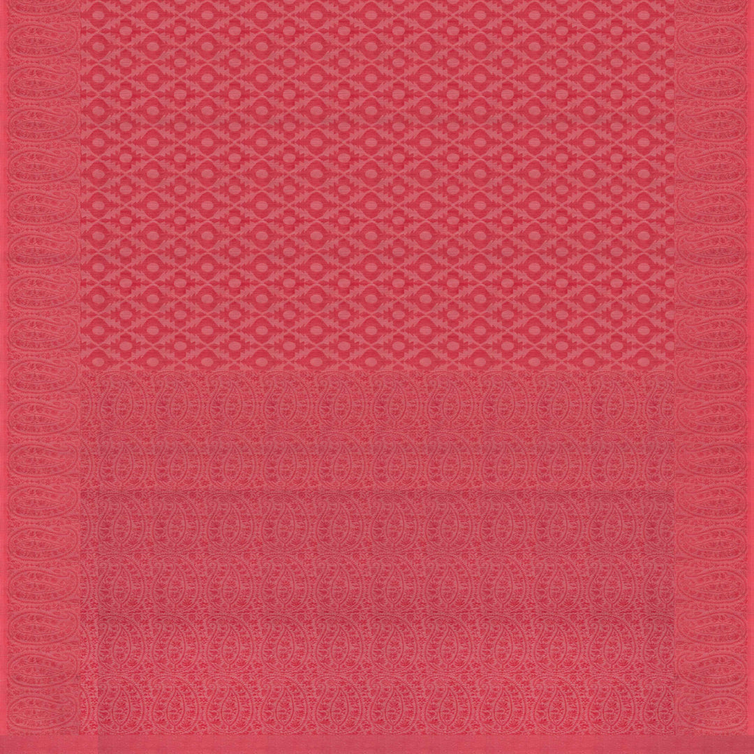 Pink South Cotton Saree with Paisley Border 3359T015697DSC
