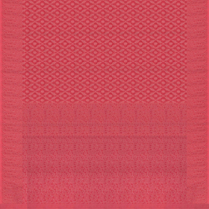 Pink South Cotton Saree with Paisley Border 3359T015697DSC