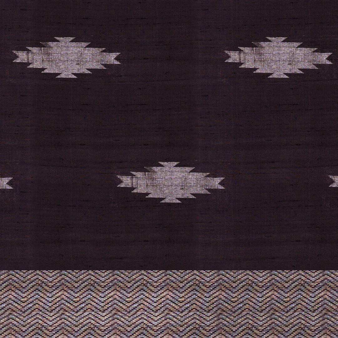 "Handwoven Mauve Soft Silk Saree - 1838T009265DSC"
