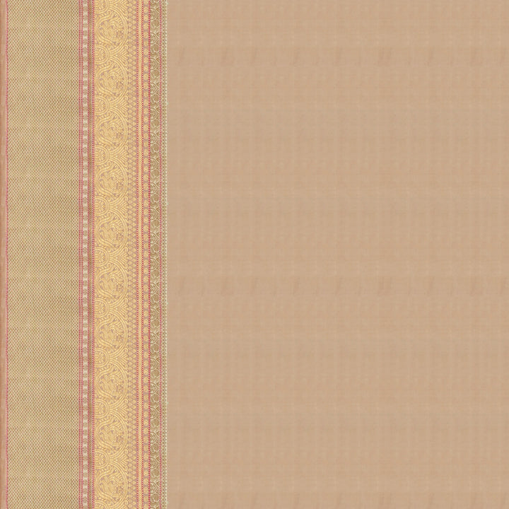 Handwoven Green with Beige Kanjivaram Silk Saree - 1854T005696DSC