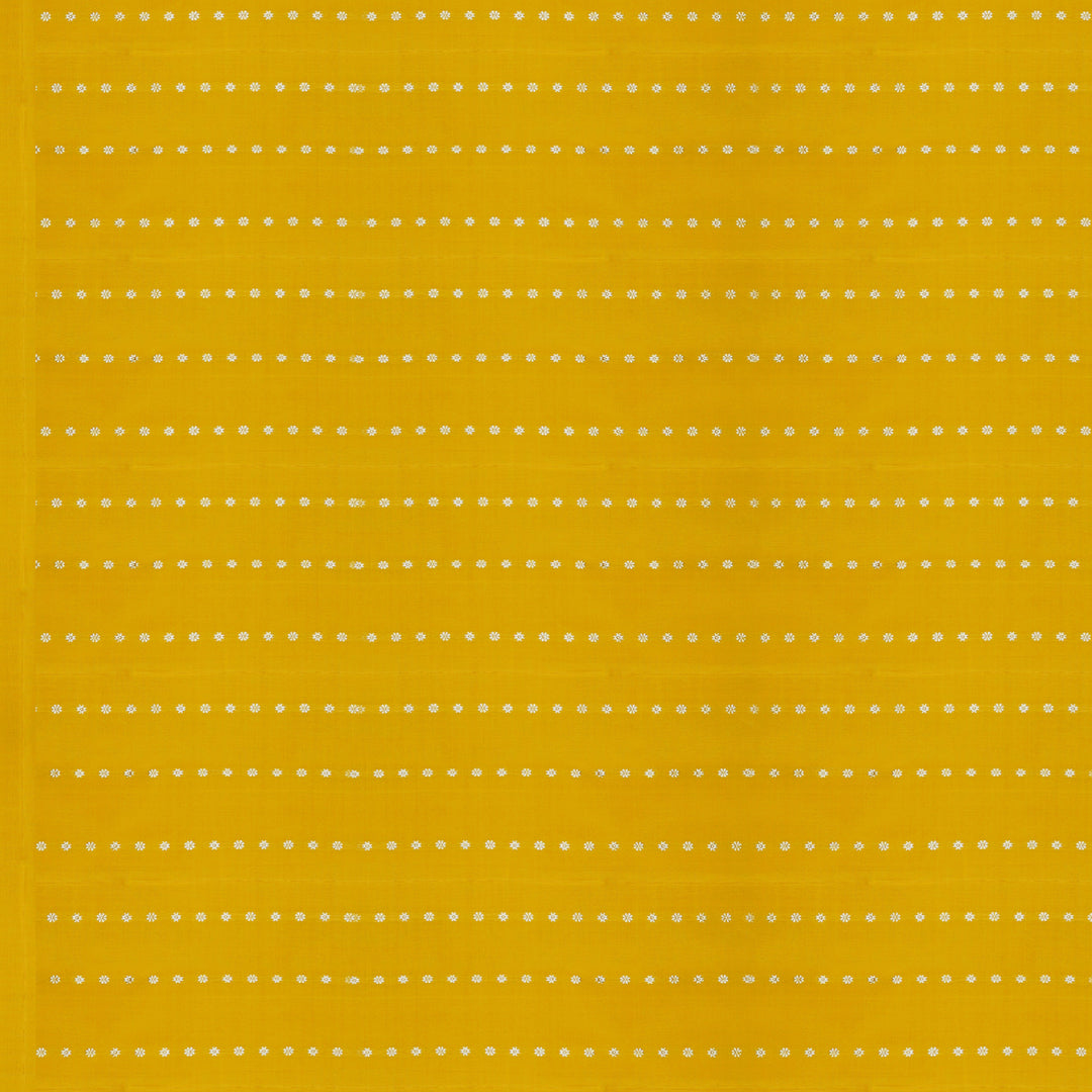 Handwoven Yellow Kanjivaram Silk Saree- 1541T005703DSC