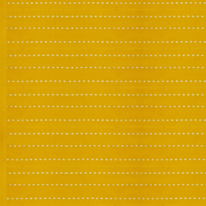 Handwoven Yellow Kanjivaram Silk Saree- 1541T005703DSC