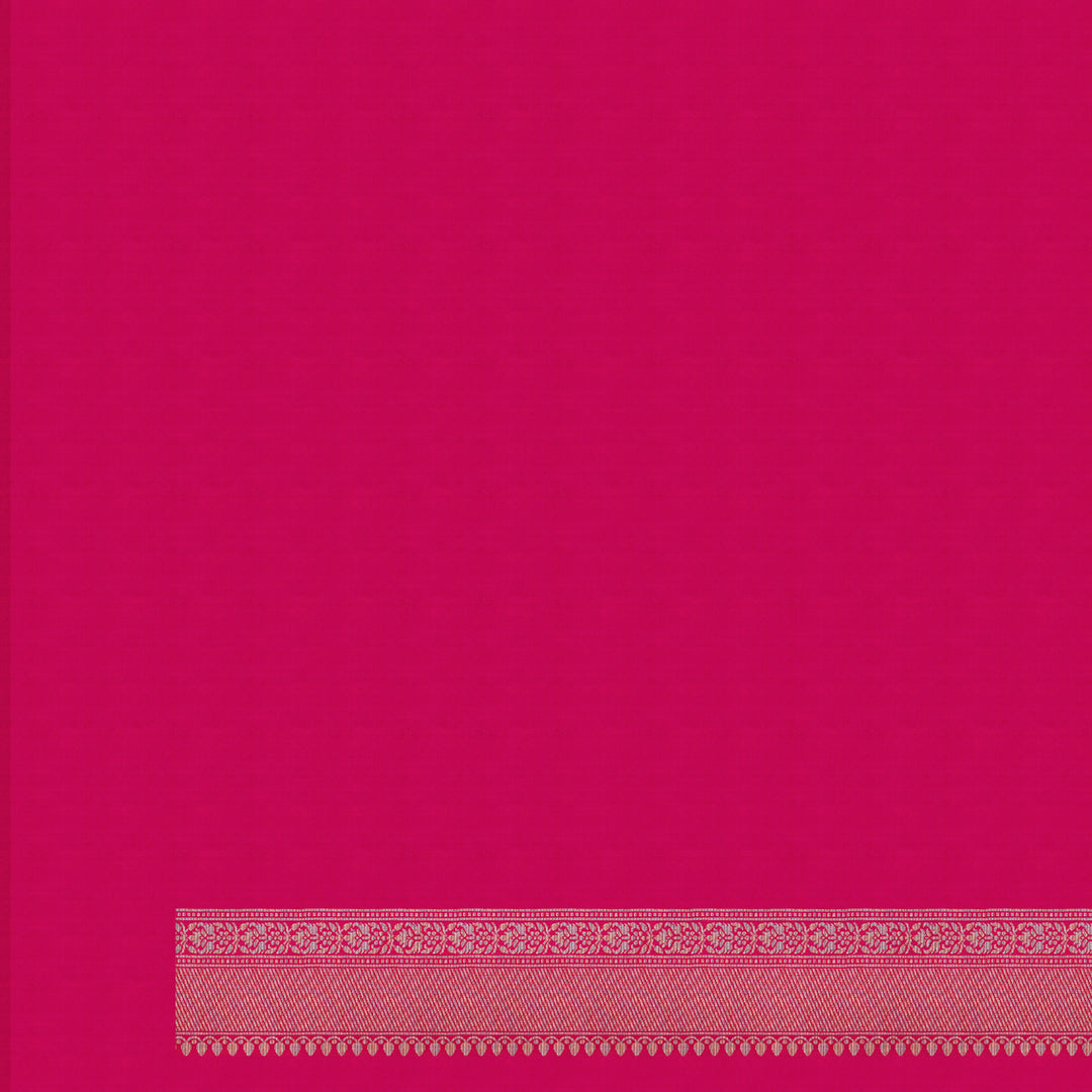 Handwoven Pink Banarasi Silk Saree - 1962T009500DSC
