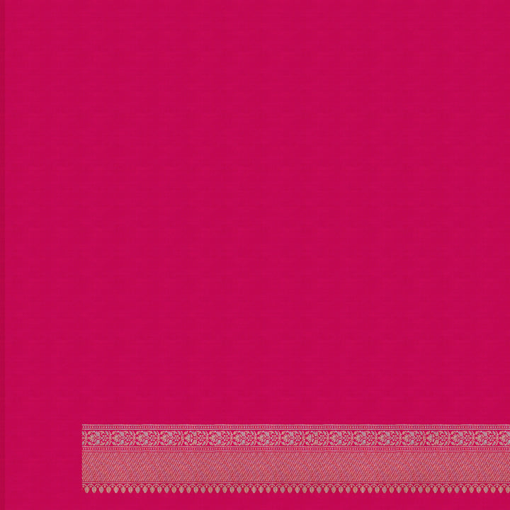 Handwoven Pink Banarasi Silk Saree - 1962T009500DSC
