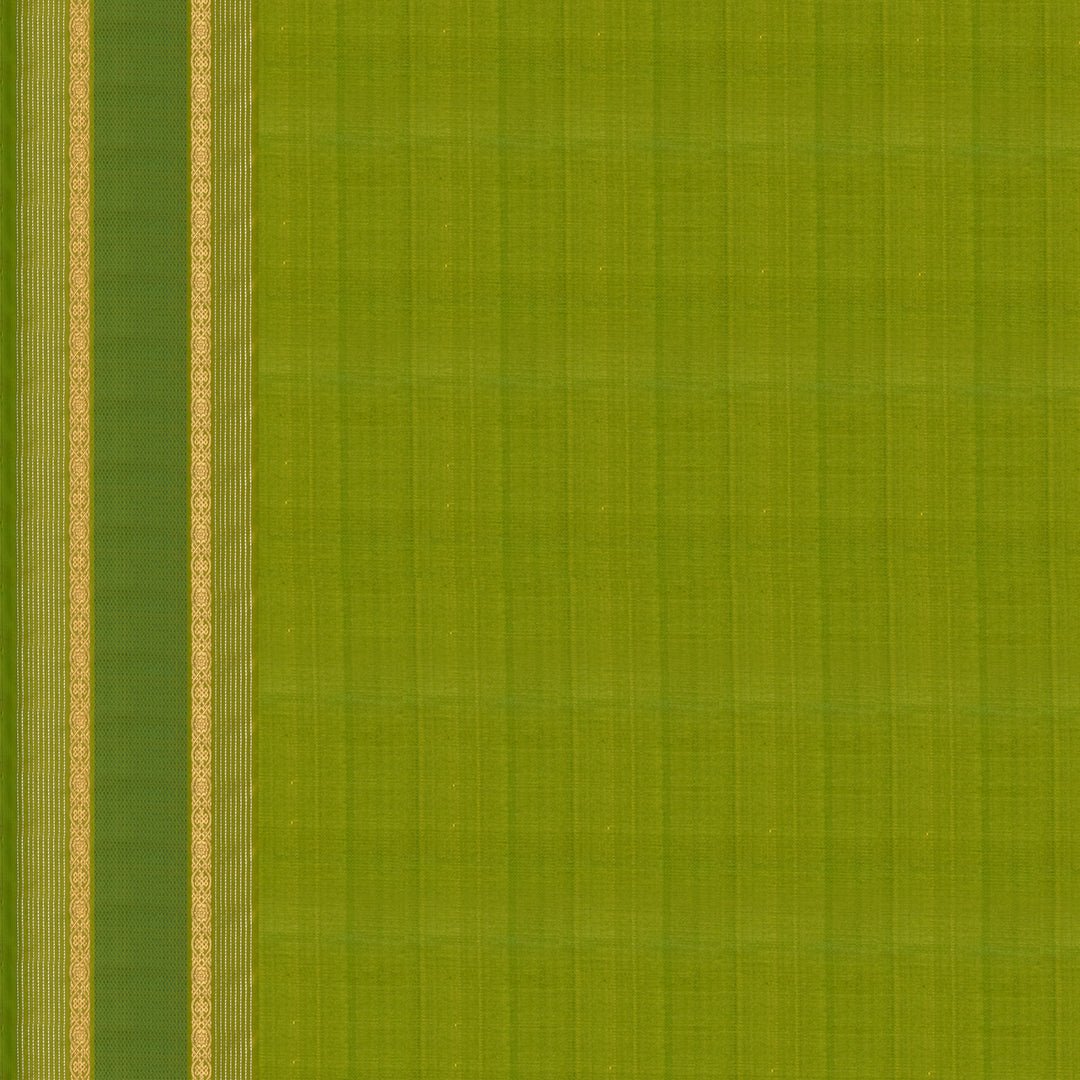 Handwoven Pink with Green Kanjivaram Silk Saree - 2008T009867DSC