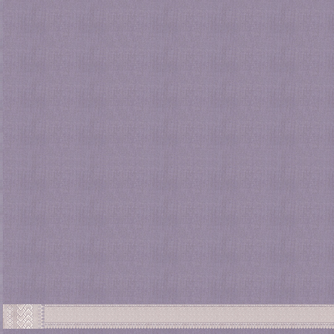 Handwoven Lavender Banarasi Silk Saree - 2110T006230DSC