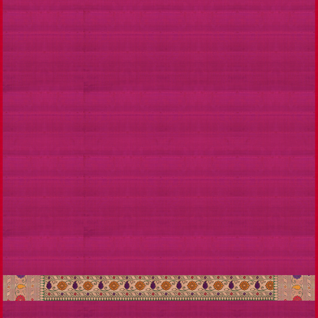 Handwoven Pink Banarasi Silk Saree - 2096T009507DSC