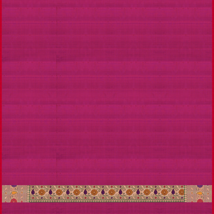 Handwoven Pink Banarasi Silk Saree - 2096T009507DSC