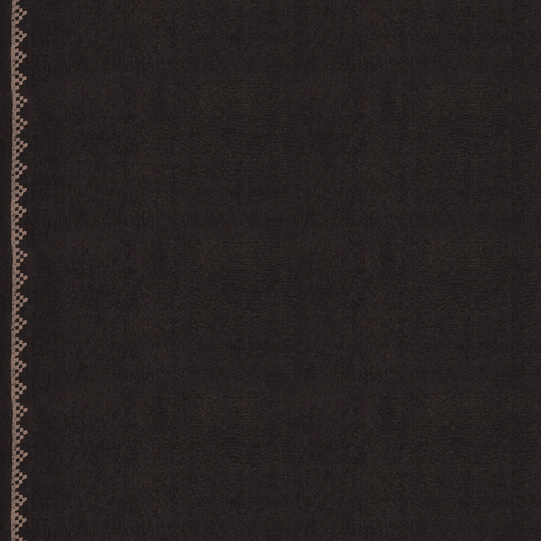 Handwoven Black Tussar Silk Saree - 2118T010622DSC