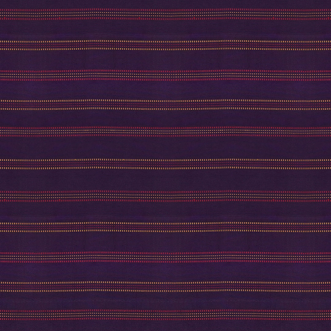 Handwoven Kanjivaram Purple with Red Silk Saree - 2143T010557DSC