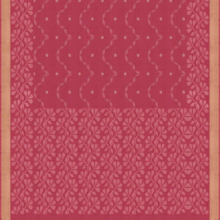 Handwoven Pink Soft Silk Saree - 2160T010217DSJ