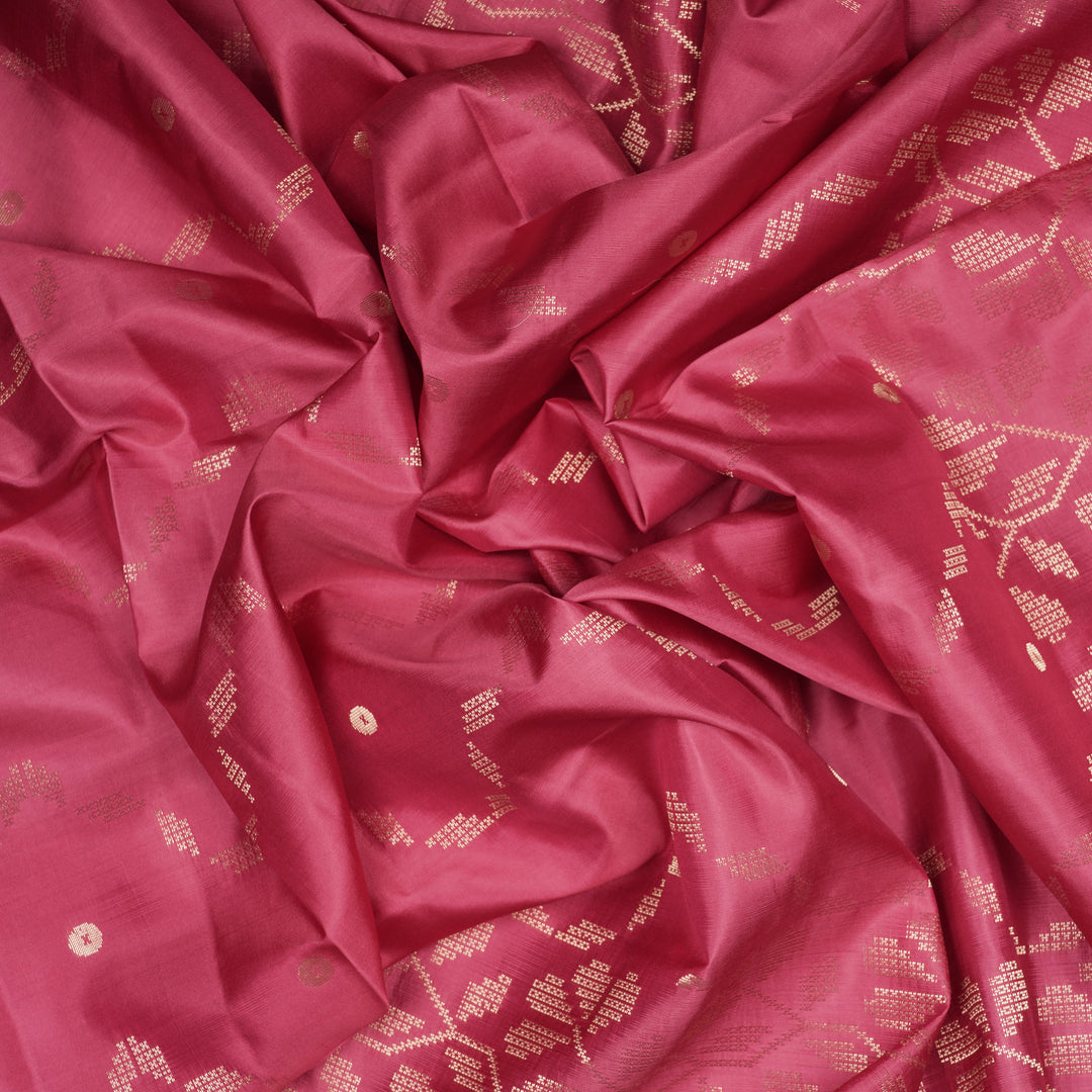 Handwoven Pink Soft Silk Saree - 2160T010217DSJ