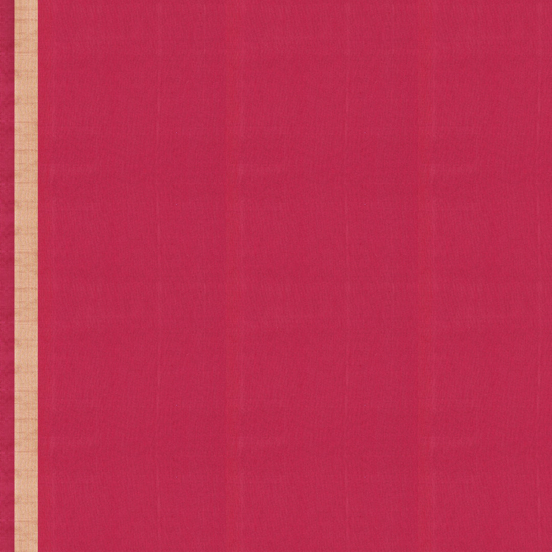 Handwoven Pink Silk Cotton Saree - 2166N025927DSC