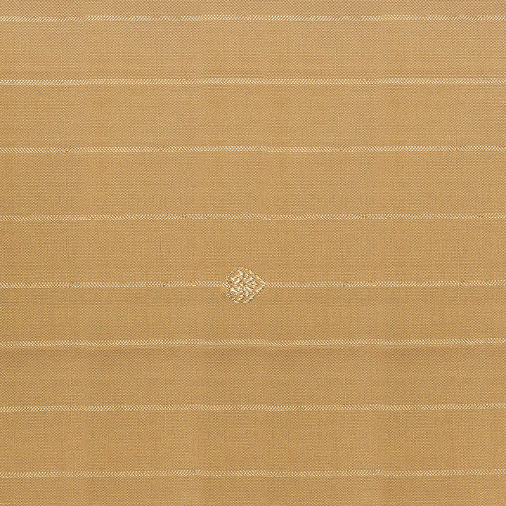 Handwoven Beige Kanjivaram Silk Saree - 2342T011358DSC