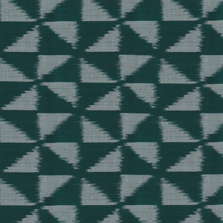 Handwoven Green with Grey Soft Silk Ikat Saree - 2387T011170DSC