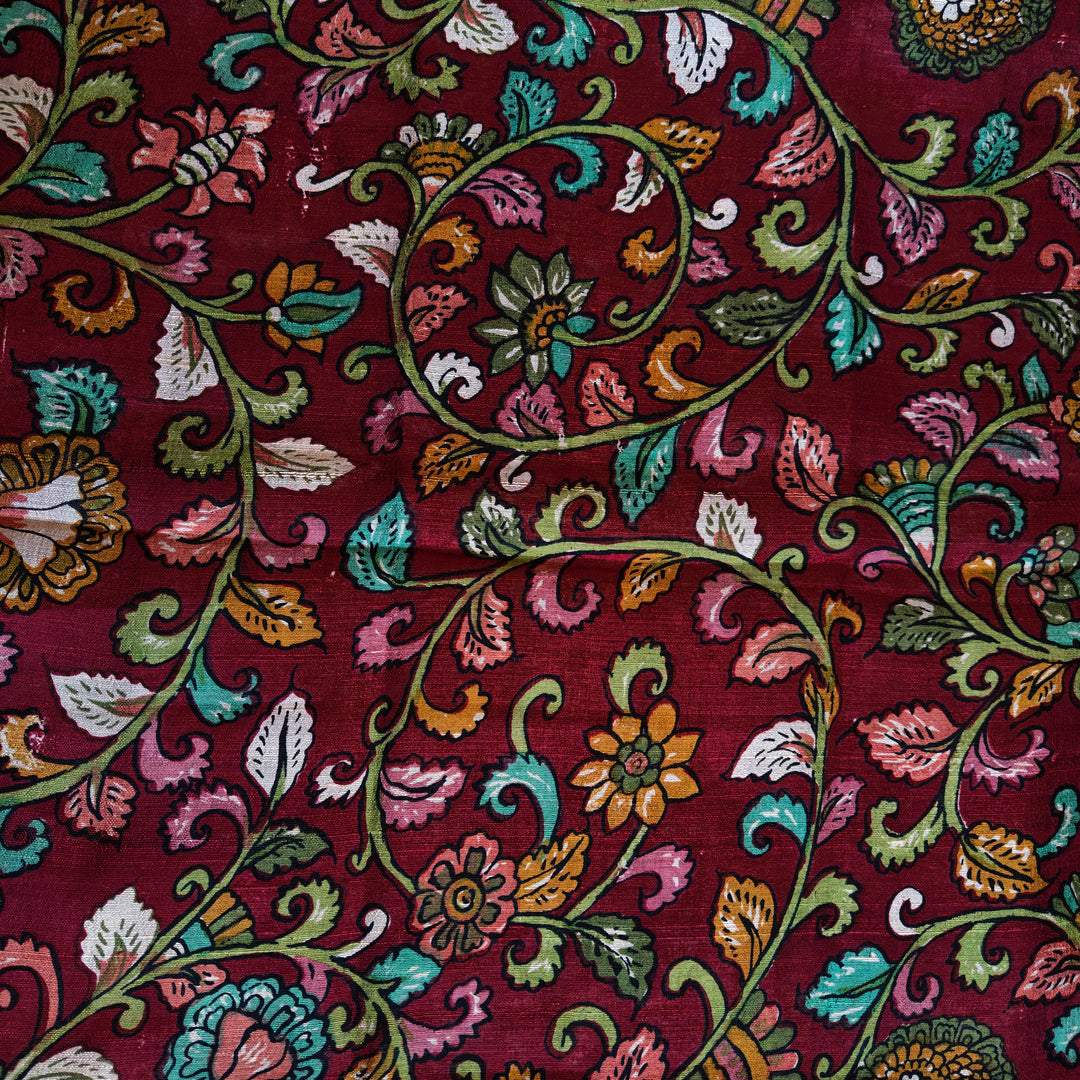 Blouse of Handwoven Dupion Soft Silk Saree