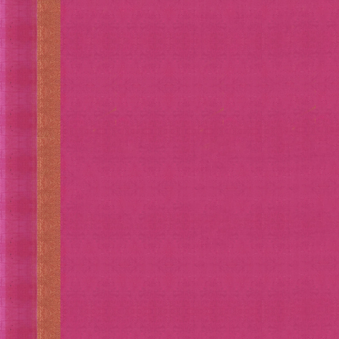 Handwoven Beige with Pink Silk Cotton Saree - 2337T011206DSC