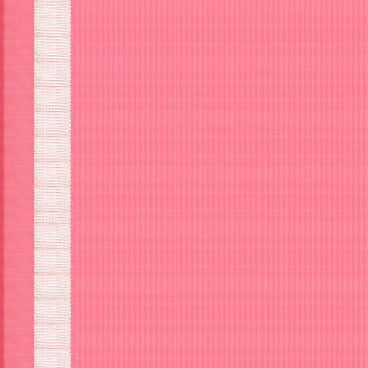 Handwoven Yellow with Pink Kanjivaram Silk Saree - 605T003121DSC